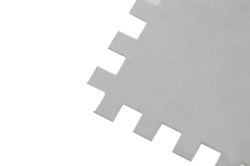 Гладилка из нержавеющей стали, 280 х 130 мм, зеркальная полировка, пластмассовая ручка, зуб 8 х 8 мм Matrix по ценам производителя в Челябинске с доставкой по всей России