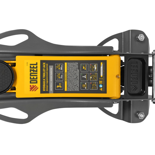 Домкрат гидравлический подкатной, 3 т, 75-500 мм, быстрый подъем, низкий подхват, проф. Denzel по ценам производителя в Челябинске с доставкой по всей России