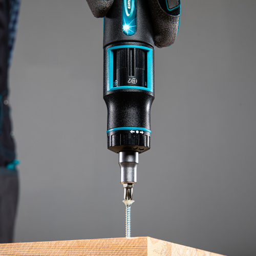 Отвертка реверсивная с револьверным механизмом, 11 шт, сталь S2 Gross по ценам производителя в Челябинске с доставкой по всей России