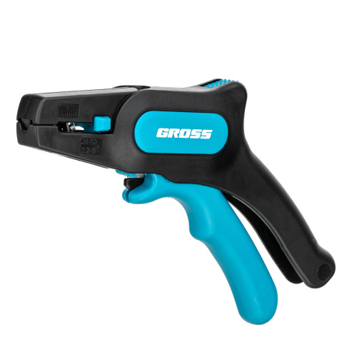 Щипцы для зачистки электропроводов 0.2-6 мм2 (10-24 AWG) лезвие: нержавеющая сталь Gross по ценам производителя в Челябинске с доставкой по всей России