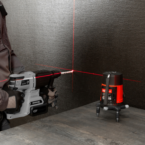 Лазерный уровень CRX-30R, 30 м, красный луч, батарейки, резьба 5/8" MTX по ценам производителя в Челябинске с доставкой по всей России