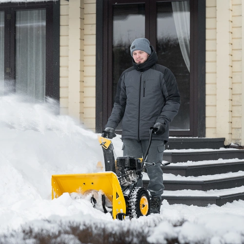 Бензиновая снегоуборочная машина SB 560, 212 cc, ручной старт Denzel по ценам производителя в Челябинске с доставкой по всей России