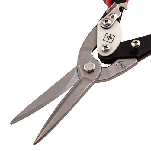 Ножницы по металлу, удлиненные, 290 мм, прямой рез, CrMo, двухкомпонентные обрезиненные рукоятки, PRO Matrix по ценам производителя в Челябинске с доставкой по всей России