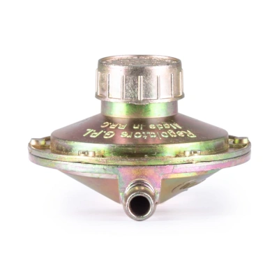 Редуктор пропановый с регулятором тип "ЛЯГУШКА" Foxweld (вход. гайка 21.8-14/1"LH, вых. 9мм) по ценам производителя в Челябинске с доставкой по всей России