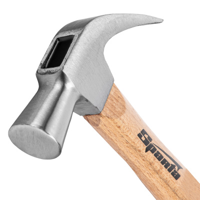 Молоток-гвоздодер, 650 г, боек 32 мм, деревянная рукоятка Sparta по ценам производителя в Челябинске с доставкой по всей России