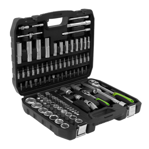 Набор инструмента, 1/2", 1/4", пластиковый кейс,94 предмета Сибртех по ценам производителя в Челябинске с доставкой по всей России