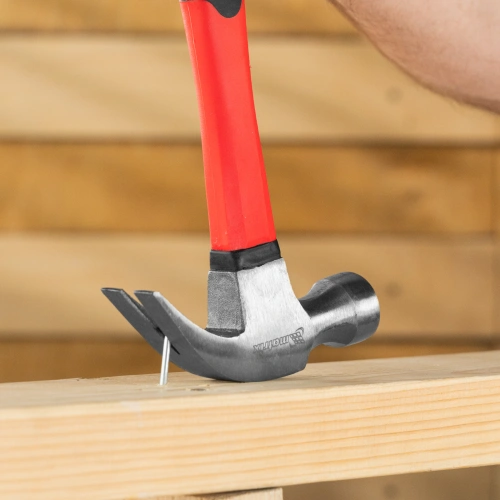 Молоток-гвоздодер optimal, 450 г, фибергласовая обрезиненная рукоятка Matrix по ценам производителя в Челябинске с доставкой по всей России