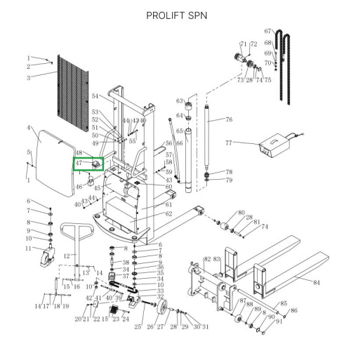 Зарядная розетка для штабелеров SPN по ценам производителя в Челябинске с доставкой по всей России