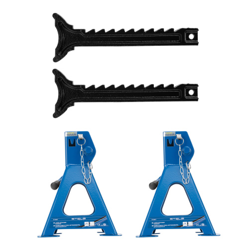 Подставки под автомобиль регулируемые, 2 т, H подъема 280-420 мм, 2 шт, Stels по ценам производителя в Челябинске с доставкой по всей России