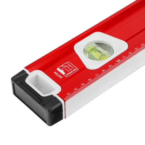 Уровень алюминиевый, магнит, фрезерованный, 3 глазка (1 зеркальный) двухкомпонентные рукоятки, 1200 мм Matrix по ценам производителя в Челябинске с доставкой по всей России