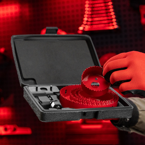 Набор кольцевых пил по дереву, 64-127 мм, 8 предметов Matrix по ценам производителя в Челябинске с доставкой по всей России