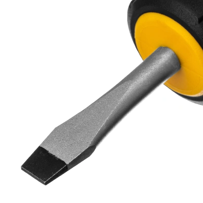 Отвертка, SL6x38 мм, S2, 3к рукоятка Denzel по ценам производителя в Челябинске с доставкой по всей России