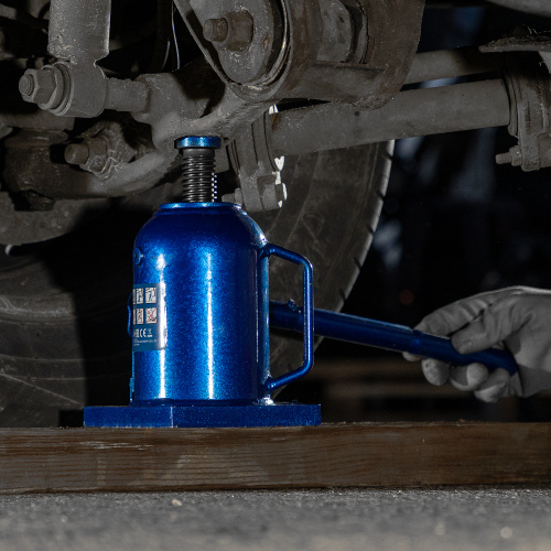 Домкрат гидравлический бутылочный телескопический, 8 т, H подъема 170-430 мм Stels по ценам производителя в Челябинске с доставкой по всей России