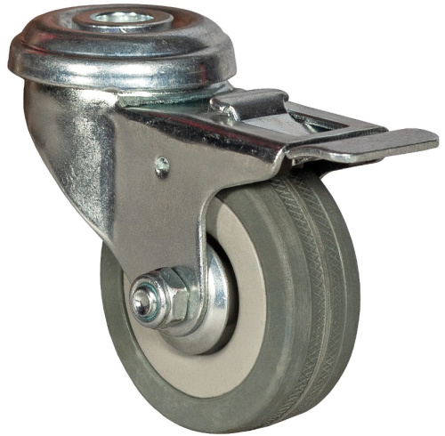 Колесо аппаратное с тормозом под болт М12 120 мм - SChgb 55 по ценам производителя в Челябинске с доставкой по всей России