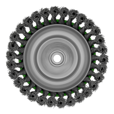 Щетка для УШМ, 150 мм, М14, "чашка", крученая проволока 0.5 мм Сибртех по ценам производителя в Челябинске с доставкой по всей России