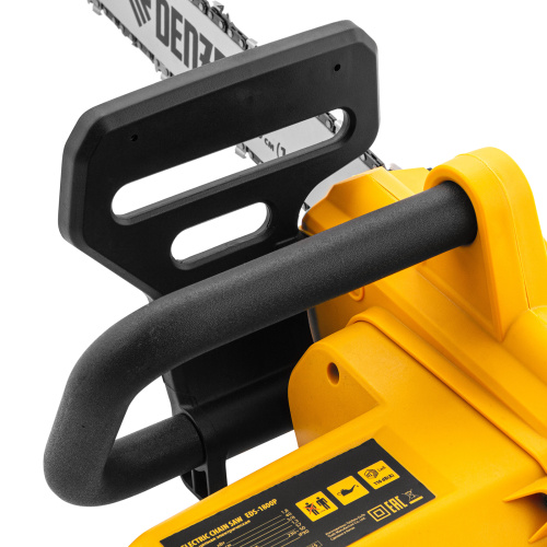 Пила цепная электрическая EDS-1800P, 1.8 кВт,поперечная, шина 40 см, шаг 3/8, паз 1.3 мм, 57 звеньев Denzel по ценам производителя в Челябинске с доставкой по всей России