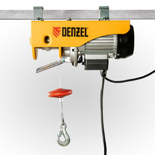 Тельфер электрический TF-250, 0.25 т, 540 Вт, высота 12 м, 10 м/мин Denzel по ценам производителя в Челябинске с доставкой по всей России