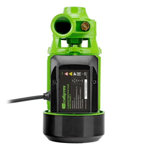 Садовый поверхностный насос СПН450-Ч, 450 Вт, напор 40 м, 2100 л/ч, чугун Сибртех по ценам производителя в Челябинске с доставкой по всей России