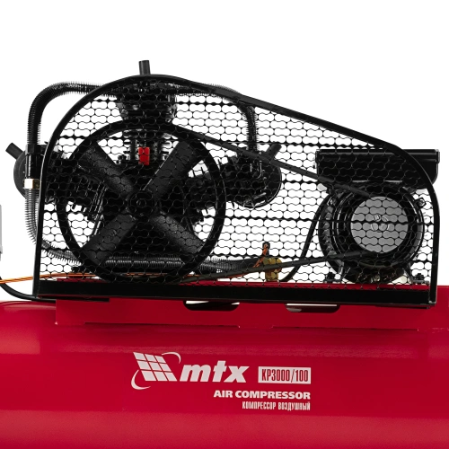 Компрессор воздушный ременный привод КР3000/100  3,0 кВт, 100 литров, 510 л/мин МТХ по ценам производителя в Челябинске с доставкой по всей России