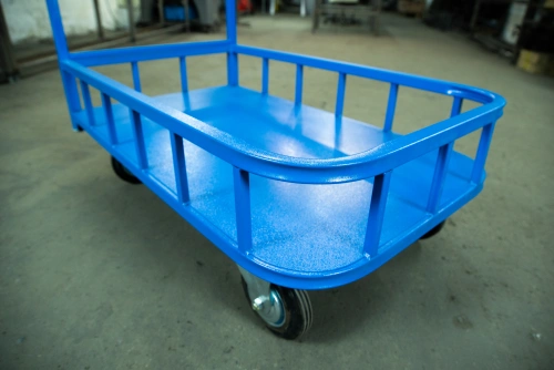 Тележка платформенная TOR ТП-МБ (600х1000) с бортами (колеса 160 мм) по ценам производителя в Челябинске с доставкой по всей России