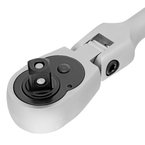 Ключ-трещотка шарнирный 1/2", СrV, 72 зуба, с быстрым сбросом, матовый хром Stels по ценам производителя в Челябинске с доставкой по всей России