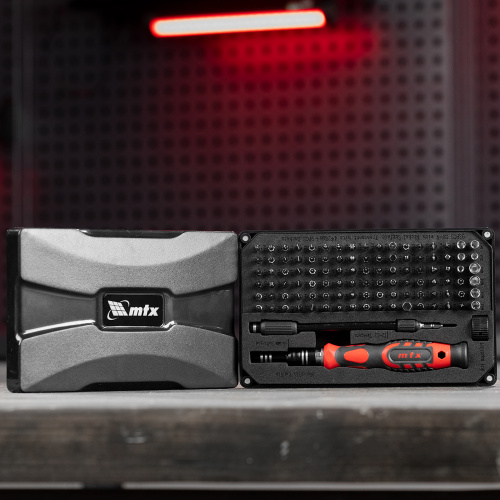 Набор для точных работ 107 в 1, универсальный, сталь CrV MTX по ценам производителя в Челябинске с доставкой по всей России