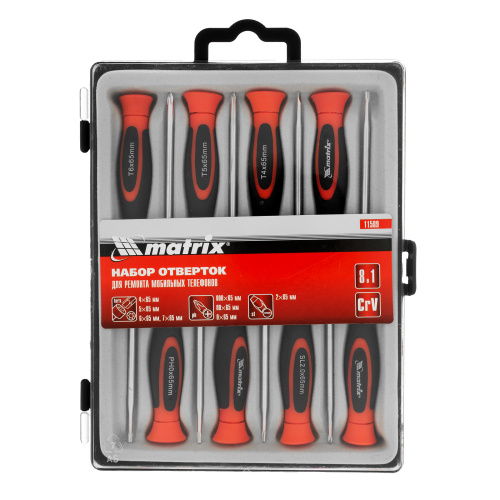 Набор отверток для точных работ с мобильными телефонами, 8 шт, Crv Matrix по ценам производителя в Челябинске с доставкой по всей России