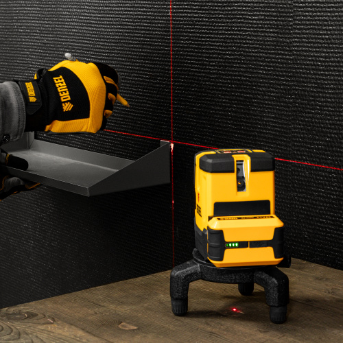 Лазерный уровень LX 05 Red, 20 м, 635 нм, аккумулятор Li 5200 mAh, резьба 5/8" Denzel по ценам производителя в Челябинске с доставкой по всей России