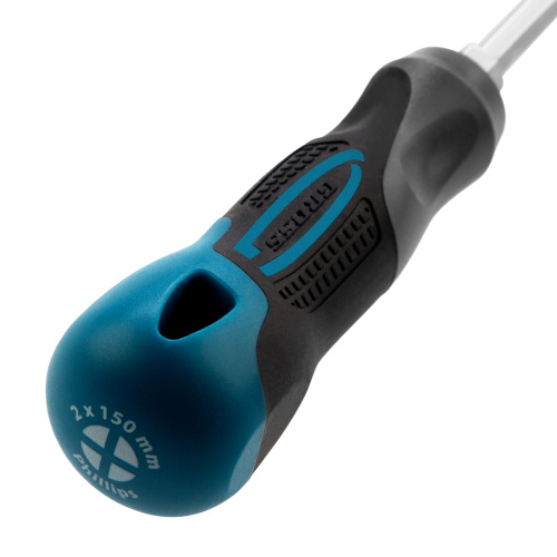 Отвертка PH2 x 150 мм, S2, трехкомпонентная ручка Gross по ценам производителя в Челябинске с доставкой по всей России