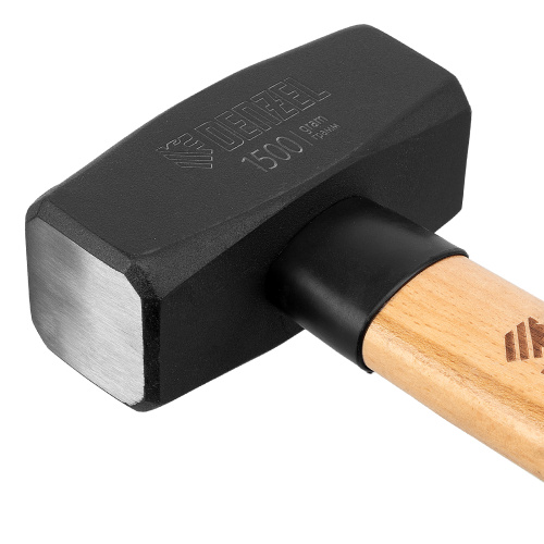 Кувалда, 1500 г, кованая головка, буковая рукоятка Denzel по ценам производителя в Челябинске с доставкой по всей России