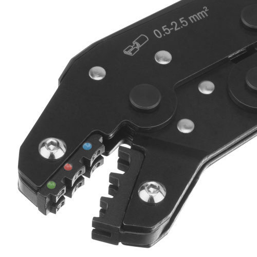 Клещи для обжима изолир. наконечников НКИ и НВИ, разъемов РПИ, гильз ГСИ, 0,5 - 2,5 мм2 Denzel по ценам производителя в Челябинске с доставкой по всей России