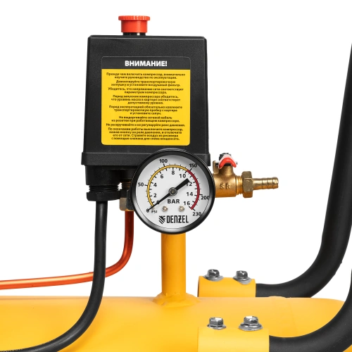 Компрессор воздушный BCI3000-T/200, ременный привод , 3.0 кВт, 200 литров, 530 л/мин Denzel по ценам производителя в Челябинске с доставкой по всей России