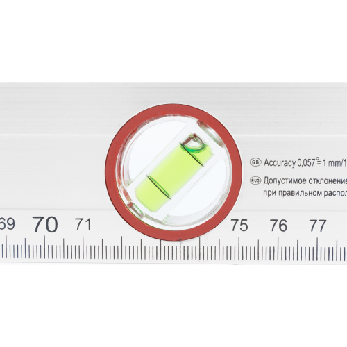Уровень алюминиевый, 800 мм, 3 глазка, линейка Sparta по ценам производителя в Челябинске с доставкой по всей России