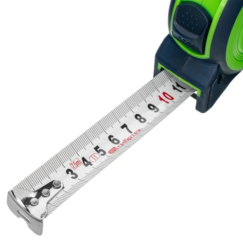 Рулетка Сапфир,двухкомпонентный корпус,7,5 м х 25 мм Сибртех по ценам производителя в Челябинске с доставкой по всей России