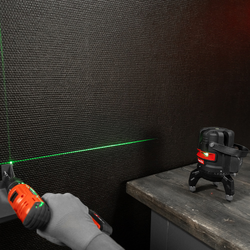 Лазерный уровень ML 06 Green, 30 м, 520 нм, аккумулятор Li 2800 мАч, резьба 5/8" Matrix по ценам производителя в Челябинске с доставкой по всей России