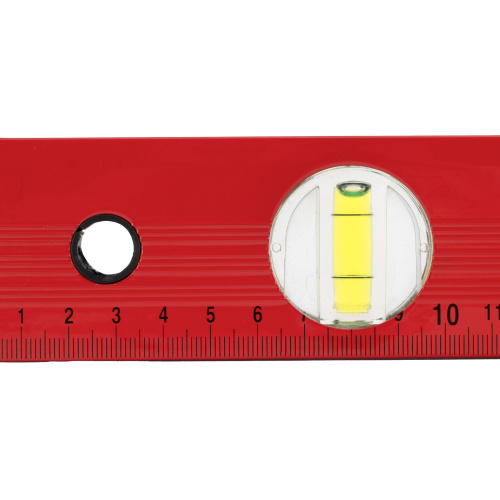 Уровень алюминиевый, 400 мм, 3 глазка, красный, линейка Matrix по ценам производителя в Челябинске с доставкой по всей России