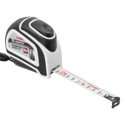Рулетка Autostop,3 м х 16 мм,двухкомпонентный корпус,автоматическая фиксация,Pro Matrix по ценам производителя в Челябинске с доставкой по всей России