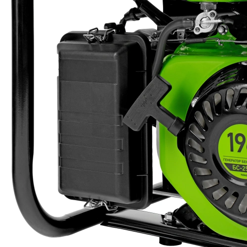 Генератор бензиновый БС-2500, 2.2 кВт, 230В, четырехтактный, 15 л, ручной стартер Сибртех по ценам производителя в Челябинске с доставкой по всей России