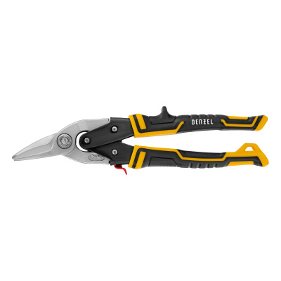 Ножницы по металлу, 270 мм, прямой и левый рез, сталь-СrMo, трехкомпонентные рукоятки Denzel по ценам производителя в Челябинске с доставкой по всей России