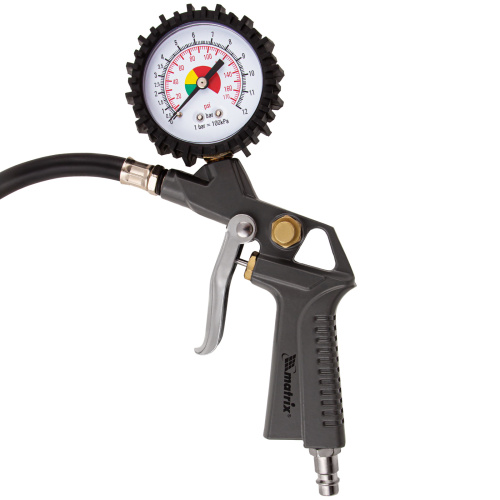 Набор пневмоинструмента, 5 предметов, быстросъемное соединение, краскораспылитель с нижним бачком Matrix по ценам производителя в Челябинске с доставкой по всей России