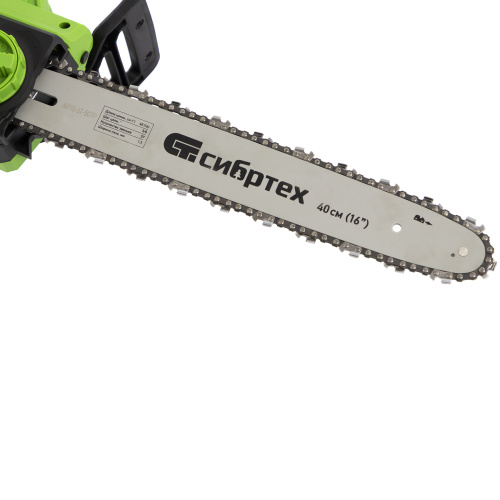 Пила цепная электрическая ПЦЭ-2000П с поперечным двигателем, 2.0 кВт, 16'' (40 см) Сибртех по ценам производителя в Челябинске с доставкой по всей России