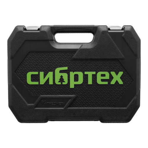 Набор инструментов, 1/2", 1/4", пластиковый кейс, 94 предмета// Сибртех по ценам производителя в Челябинске с доставкой по всей России