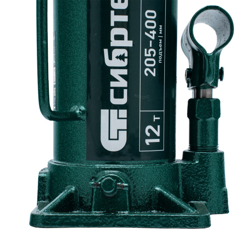 Домкрат гидравлический бутылочный, 12 т, 205-400 мм Сибртех по ценам производителя в Челябинске с доставкой по всей России