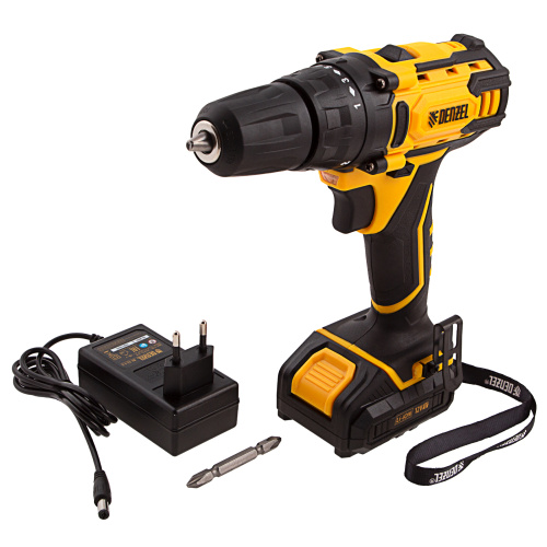 Дрель-шуруповерт аккумуляторная CDL-12-01CB, Li-Ion, 12 В, 1 акк. Denzel по ценам производителя в Челябинске с доставкой по всей России