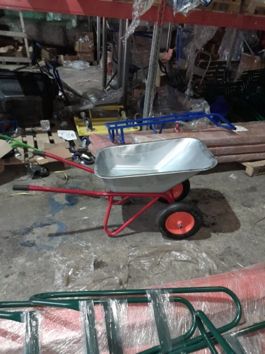 Тачка строительная 100 л 250 кг 422ZP двухколесная с пневмоколесом по ценам производителя в Челябинске с доставкой по всей России