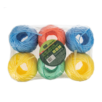 Набор шпагатов полипропиленовых, 6 шт, 2 мм, L 60 м, MIX цветов, Сибртех по ценам производителя в Челябинске с доставкой по всей России