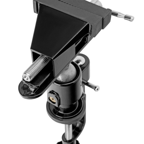 Тиски настольные, многофункциональные, сменная насадка, хомут для дрели, шарнирный механизм, 70 мм Matrix по ценам производителя в Челябинске с доставкой по всей России