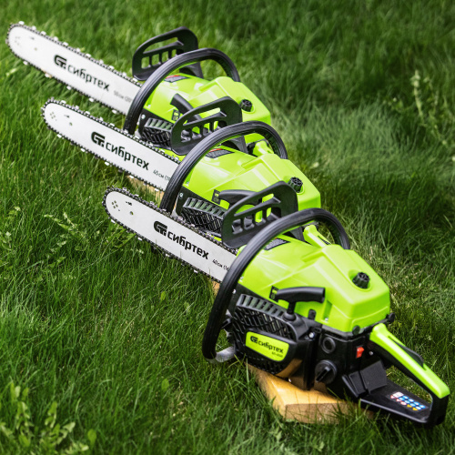 Пила цепная бензиновая БП-4540, 45 см3, шина 40 см, шаг 0.325, паз 1,5 мм, 64 звена Сибртех по ценам производителя в Челябинске с доставкой по всей России