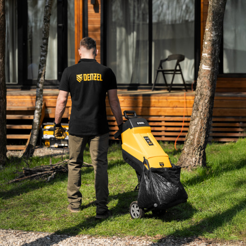 Измельчитель садовый электрический ECS-2500, 2500 Вт, 45 мм Denzel по ценам производителя в Челябинске с доставкой по всей России