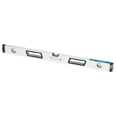 Уровень алюминиевый, 800 мм, усиленный, рукоятки, фрезерованный, 3 глазка, магнитный Gross по ценам производителя в Челябинске с доставкой по всей России